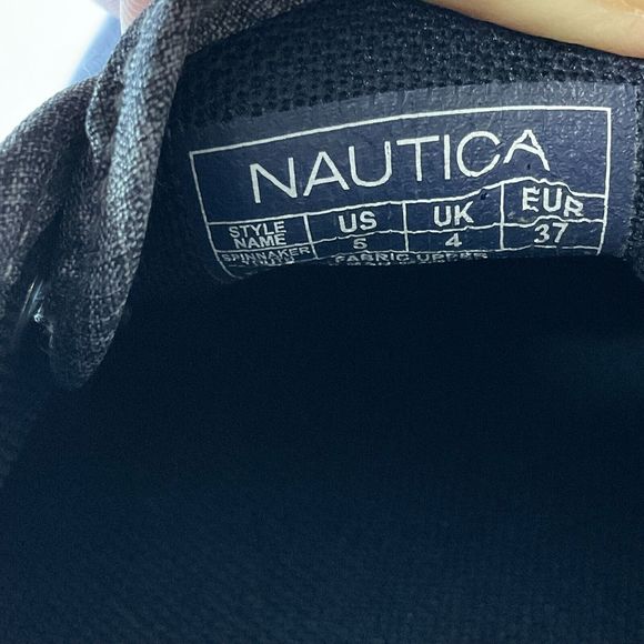 Nautica Boys Vulcanized Boat Shoe‎ Sneaker Spinnaker Casual Size 5 - Picture 9 of 9